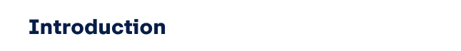 Introduction