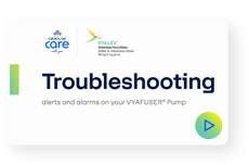 Troubleshooting alerts and alarms on your VYAFUSER® Pump
